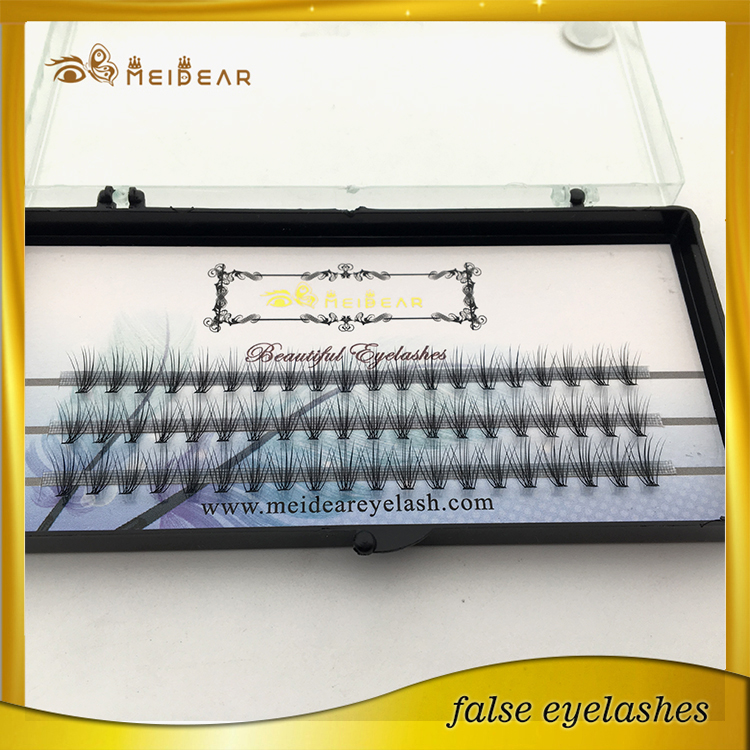 Handmade silk volume individual extension custom eyelash packaging 